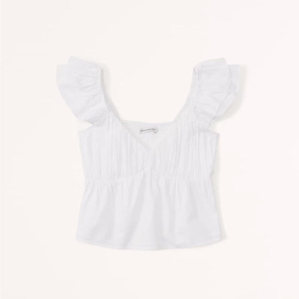 Abercrombie poplin top
